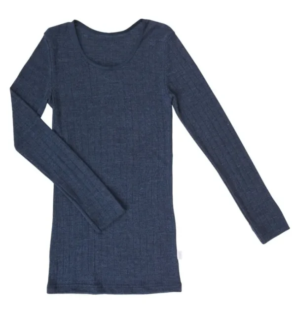 JOHA Blouse Emily Wool/Silk Navy