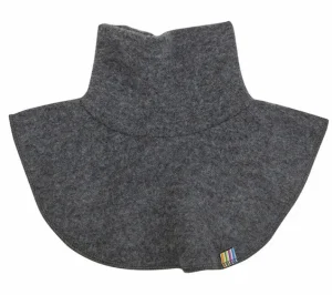 JOHA Halsedisse Uld Fleece Koks Melange