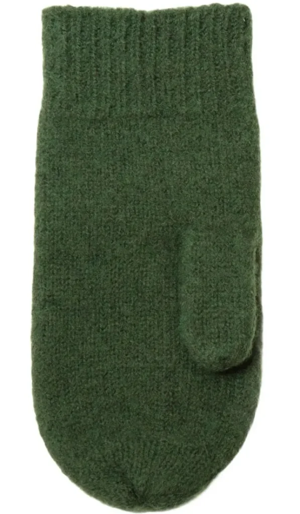 JOHA Mittens Kids Mørk Mos