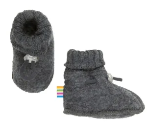 JOHA Sleeping Booties Uld Fleece Koks Melange