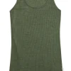 JOHA Tank-Top Kate Wool/Silk Olive Green