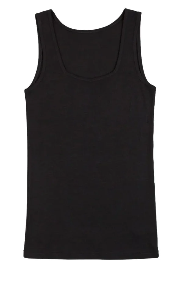 JOHA Tank-Top Sara Wool/Silk Black