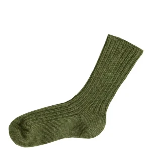 JOHA Wool Socks Mos Melange