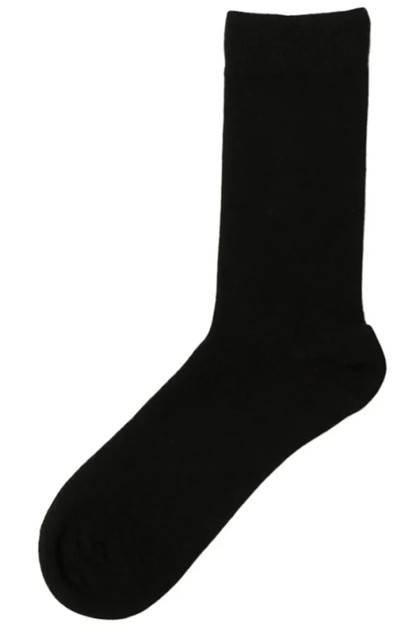 JOHA Wool Socks Thin Black