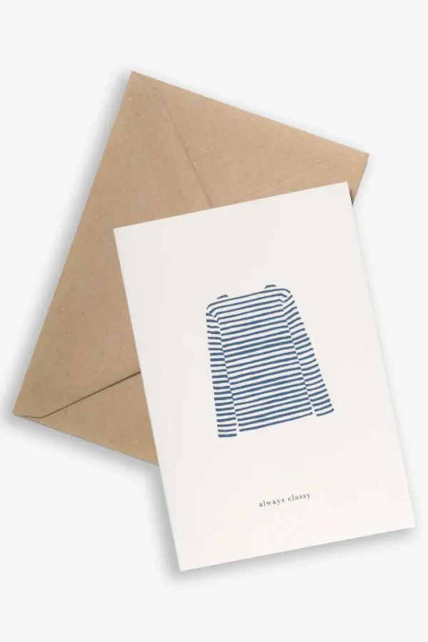 Kartotek Kort-A6 Blue Sweater-Always classy