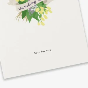 Kartotek Kort-A6 Sympathy Flowers-Here for you