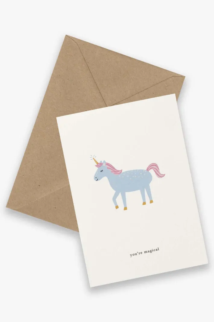 kartotek_korta_unicornyou_0.webp Kartotek Kort-A6 Unicorn-You're magical