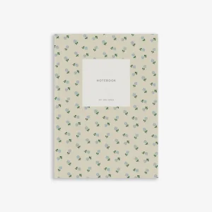 Kartotek Notebook Small Creamy Grey SMALL FLOWER