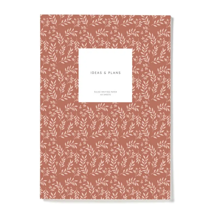 kartotek_notebook_small_t_0.webp Kartotek Notebook Small Terracotta LEAVES