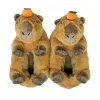 Kid's Animal Plush Non-Slip Slippers Mabel the Capybara