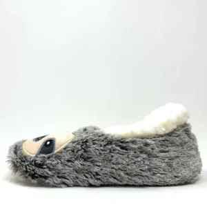 Kid's Cute Fluffy House Indoor Slippers Sloth Step
