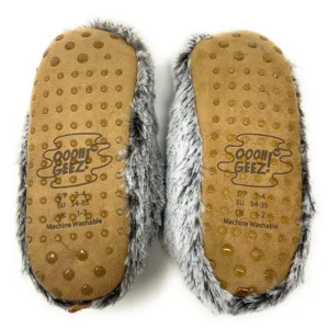 Kid's Cute Fluffy House Indoor Slippers Sloth Step