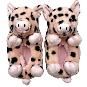 Kid's Funny Animal Plush Non-Slip Slippers Sugar the Pig