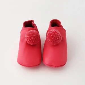 Lait et Miel Hjemmesko Fuchsia Pompom