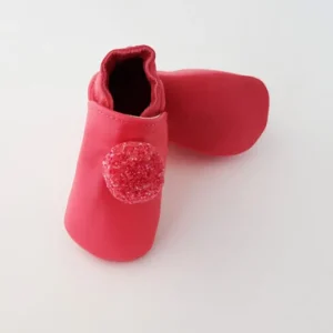 Lait et Miel Hjemmesko Fuchsia Pompom