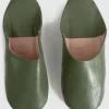 Marokkanske Babouche Tøfler Olive