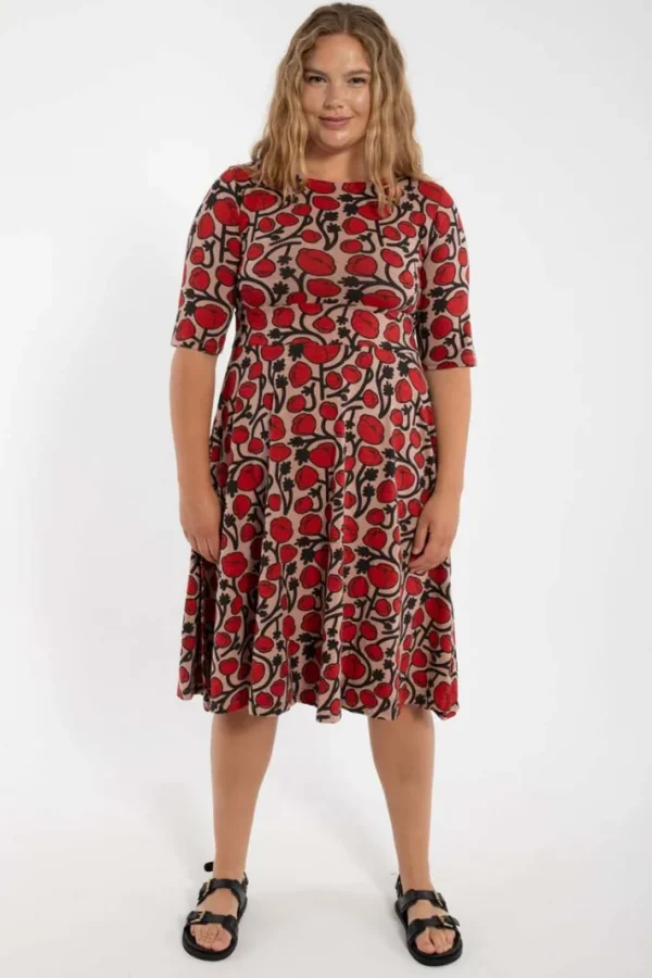 ORGANIC - Danecharlotte Slub Dress Rose Beige POPPY