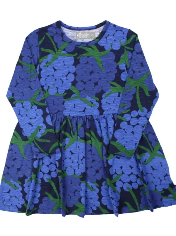 ORGANIC - Danemerete Dress Deep Blue MAXIBERRY