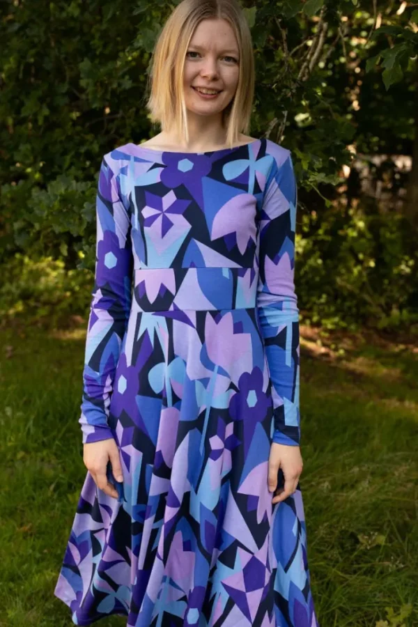 ORGANIC - Danesigrid Interlock Dress Dk Navy GEOFLEUR