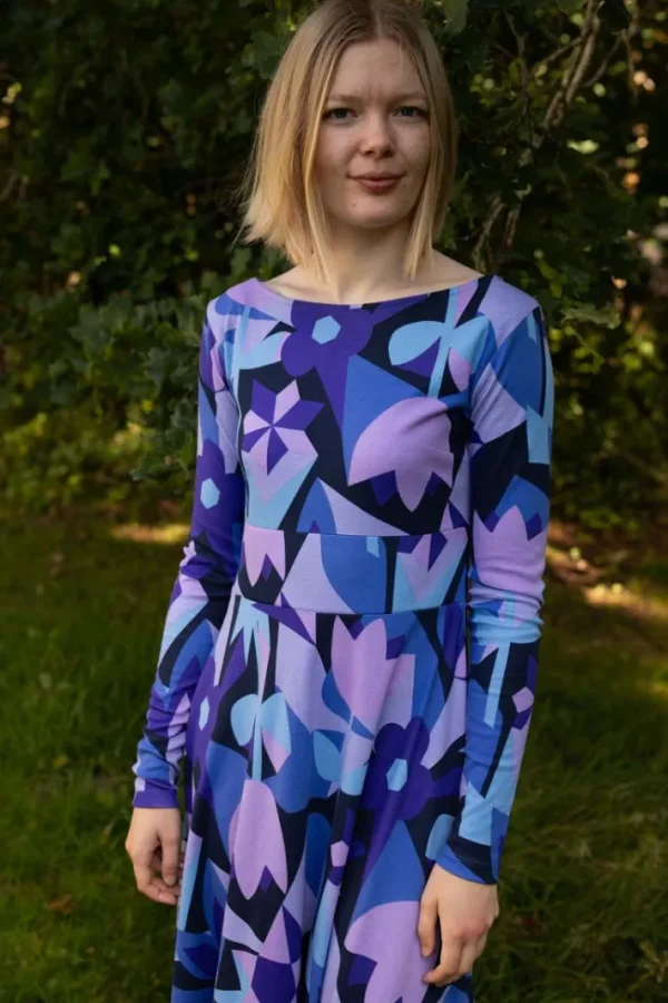 ORGANIC - Danesigrid Interlock Dress Dk Navy GEOFLEUR