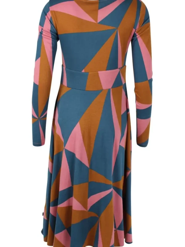 ORGANIC - Danesigrid Interlock Dress Tobacco TRIANGULATE