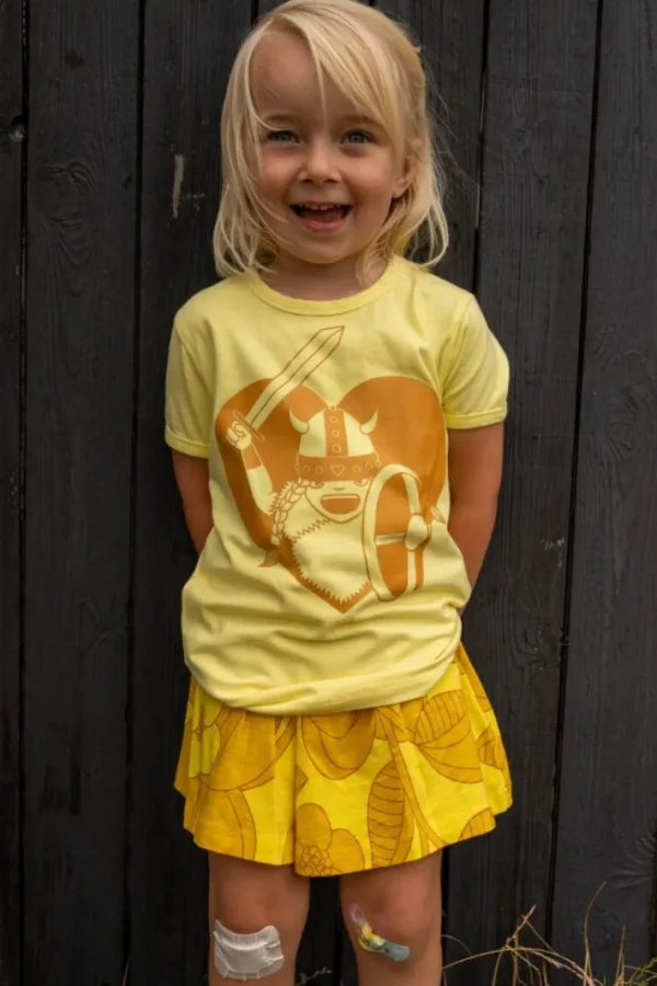 ORGANIC - Danoyster Shorts Mellow Yellow BLOOM BOOM