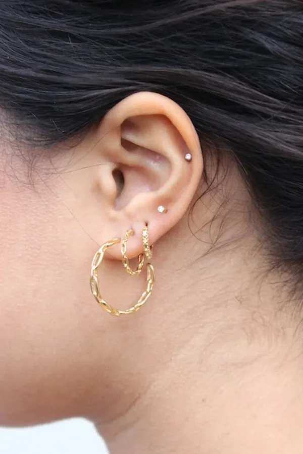 Pico CPH Melody Hoops Sølvfarvet