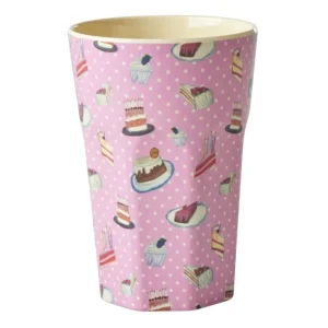 Rice Høj Kop Pink Sweet Cake