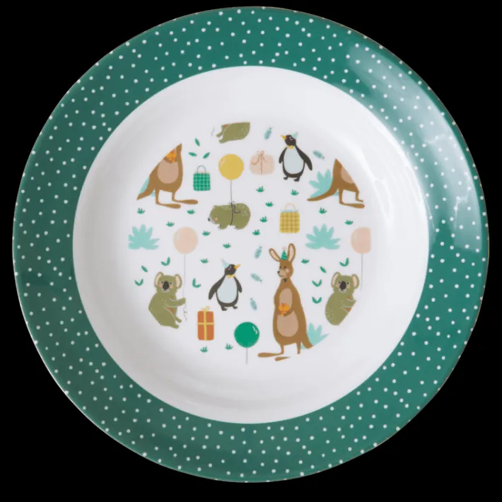 rice_melamine_brneskl_gre_0.webp Rice Melamine Børneskål Green PARTY ANIMAL