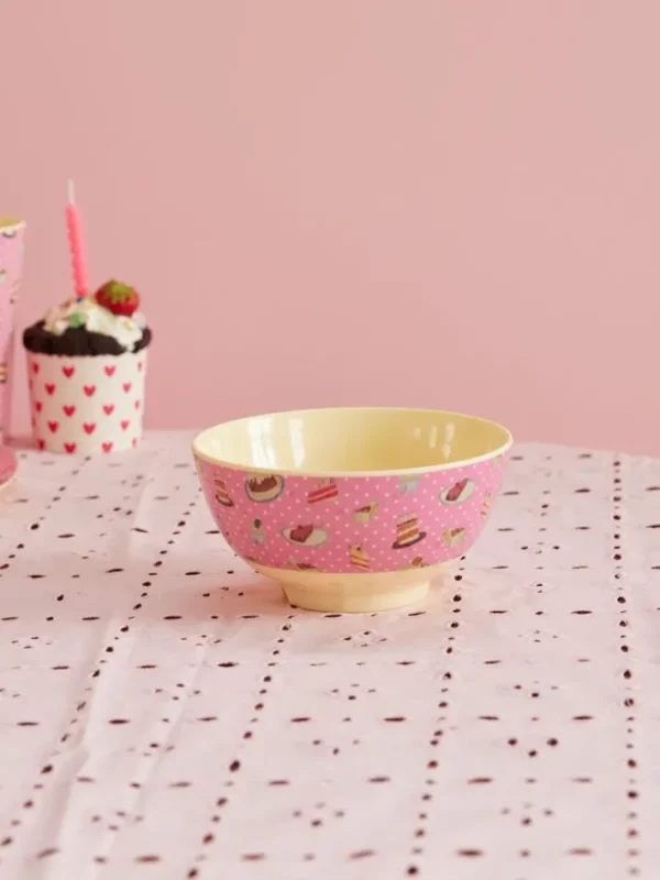 Rice Mellem Skål Pink Sweet Cake