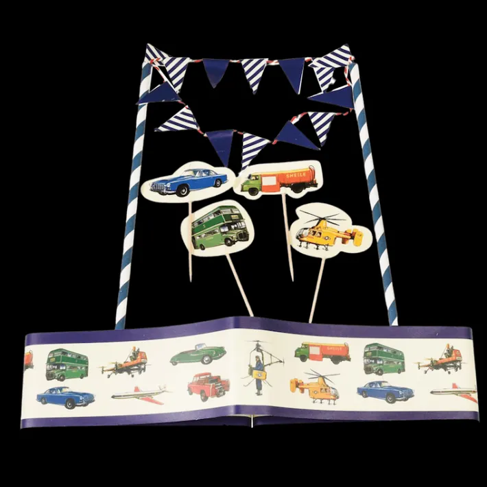 RL Cake Bunting Vintage Transport