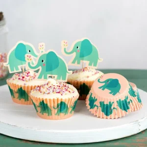 RL Cupcake Kit Elvis the elephant