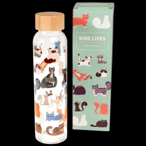 RL Drinking Glass Bottle 420 ml Nine Lives