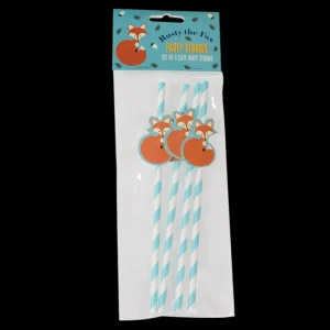 RL Paper Straw (Pack of 4) Rusty the fox