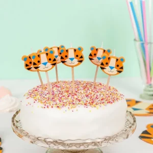 RL Party Candles - 6 stk Ziggy the tiger