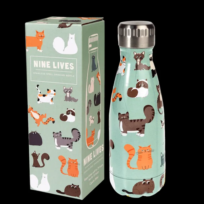 rl_stainless_steel_bottle_0-3.webp RL Stainless Steel Bottle 260 ml Nine Lives