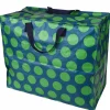 RL Storage Bag Jumbo Green on Blue Spotlight