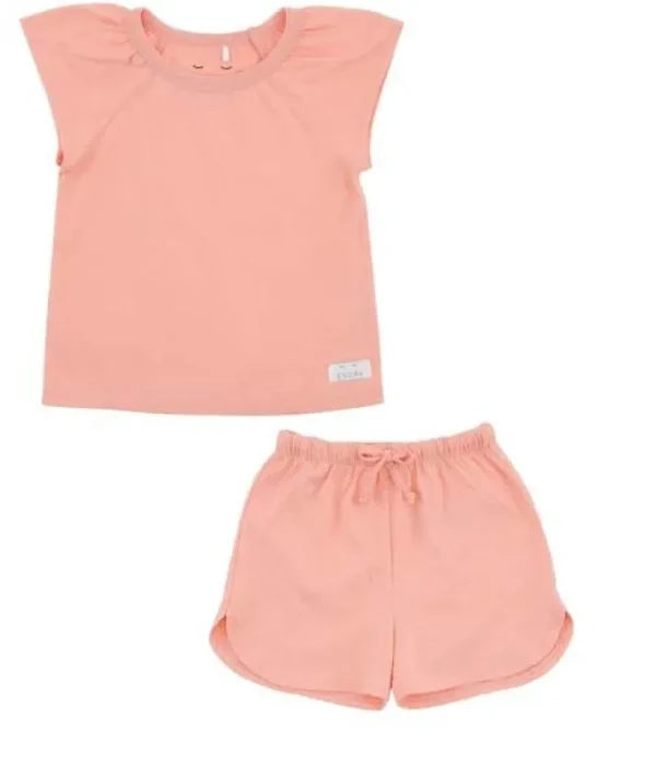 SNORK Selma Summer Pyjamas Peach Blush
