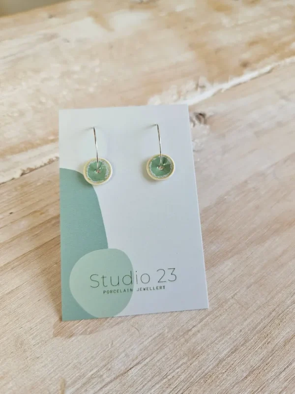 Studio 23 Curved Drop Earring Pair Ivy