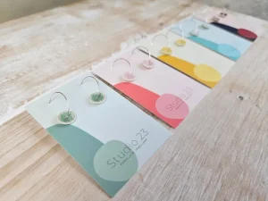 Studio 23 Curved Drop Earring Pair Lemon