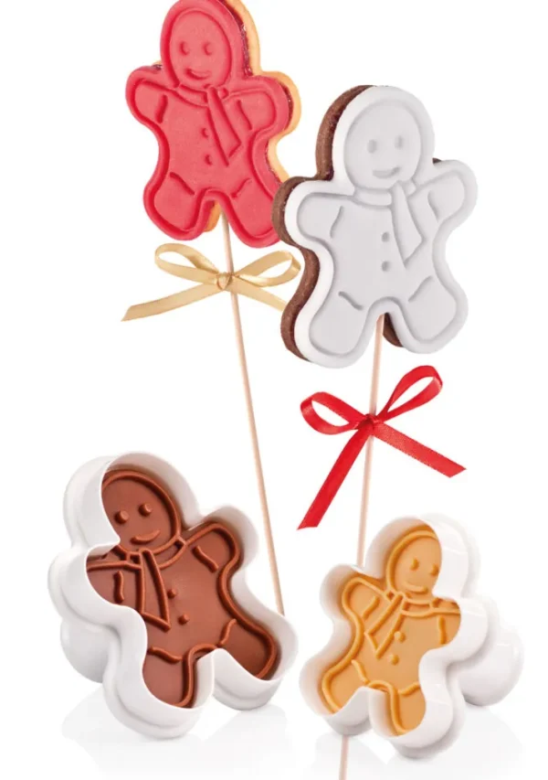 Tescoma Cookie Cutter with Stamp 2 PCS Figures