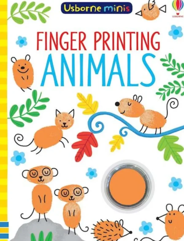 Usborne-Minis Finger Printing Animals