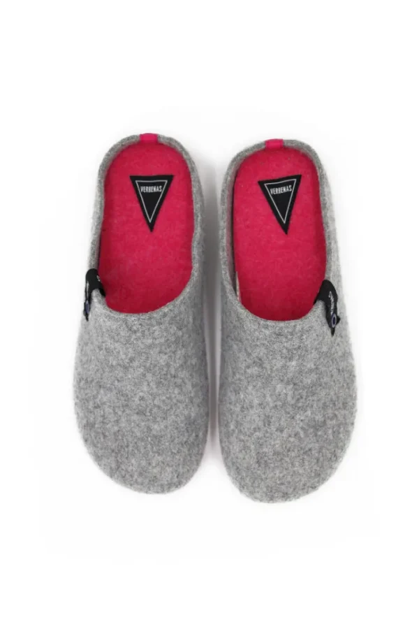 Verbenas York Fieltro Pet Combi Gris/Fucsia