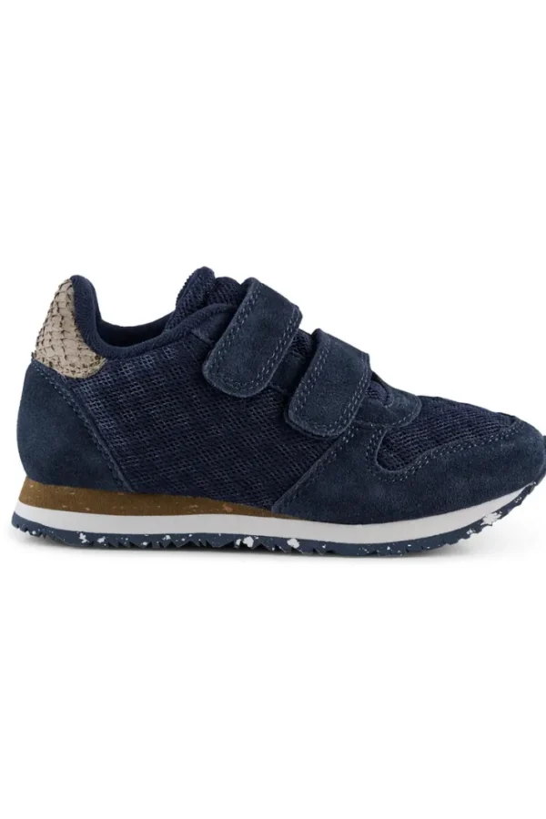 WODEN Ydun Suede Mesh Kids Navy