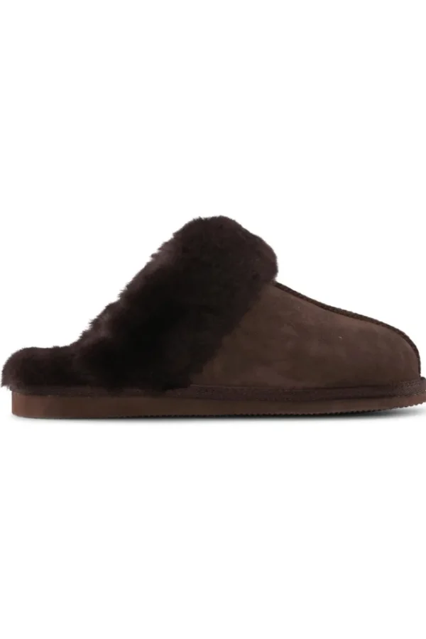 Woollies Slip On Hjemmesko Chestnut
