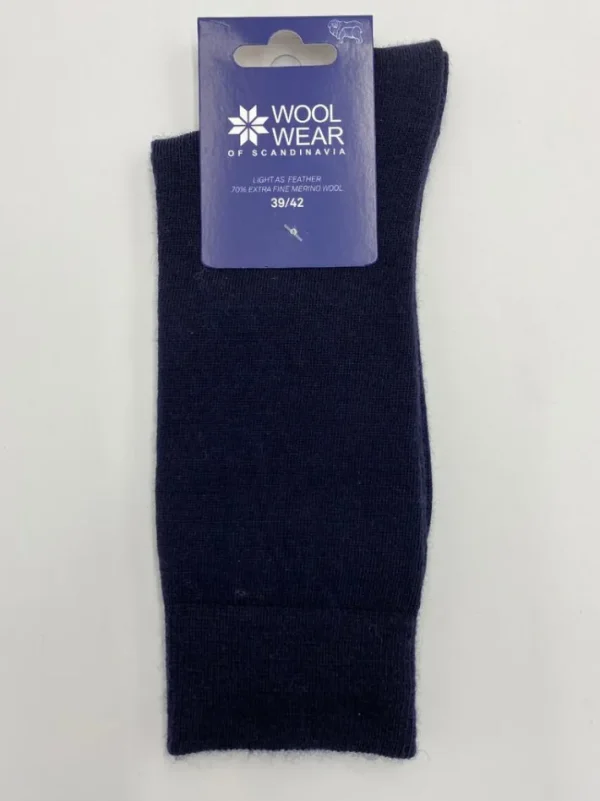 WOOLWEAR Uldsokker Dressed Navy nr.26B